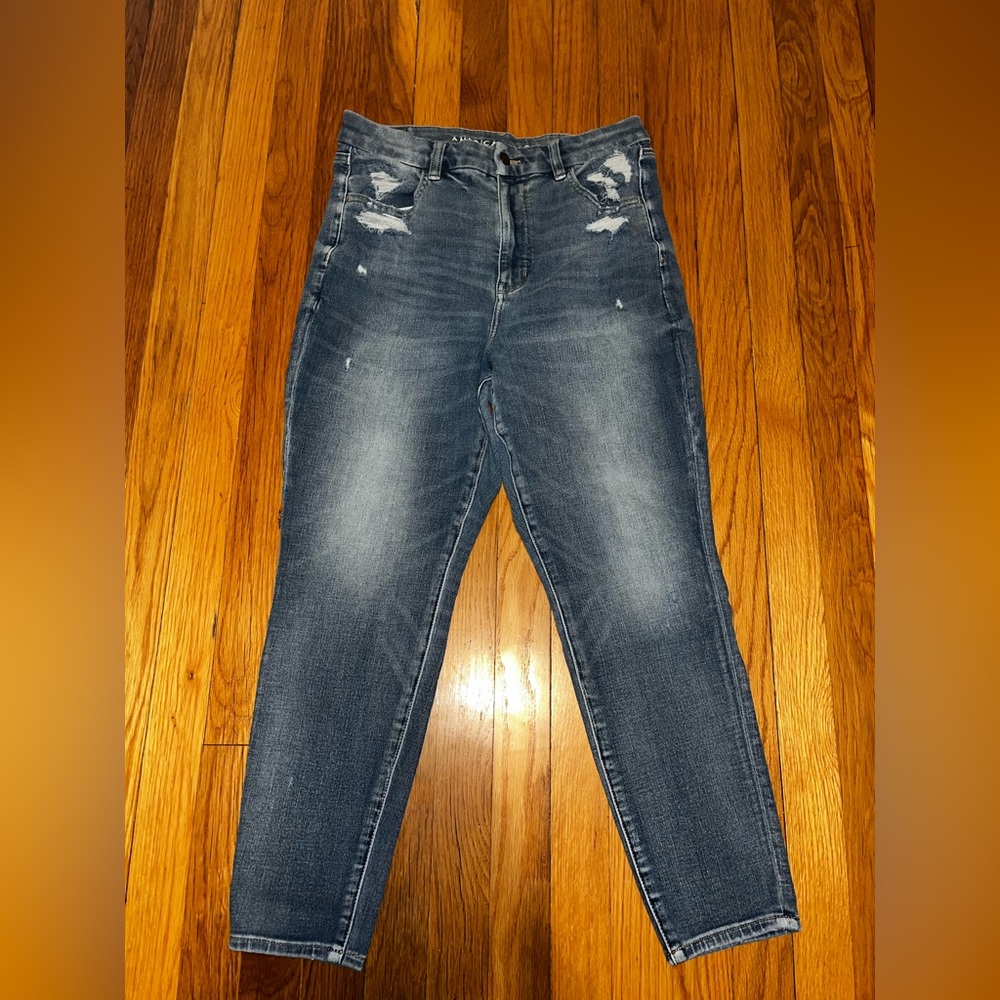American Eagle Curvy Super Hi Rise Jegging 12 Short